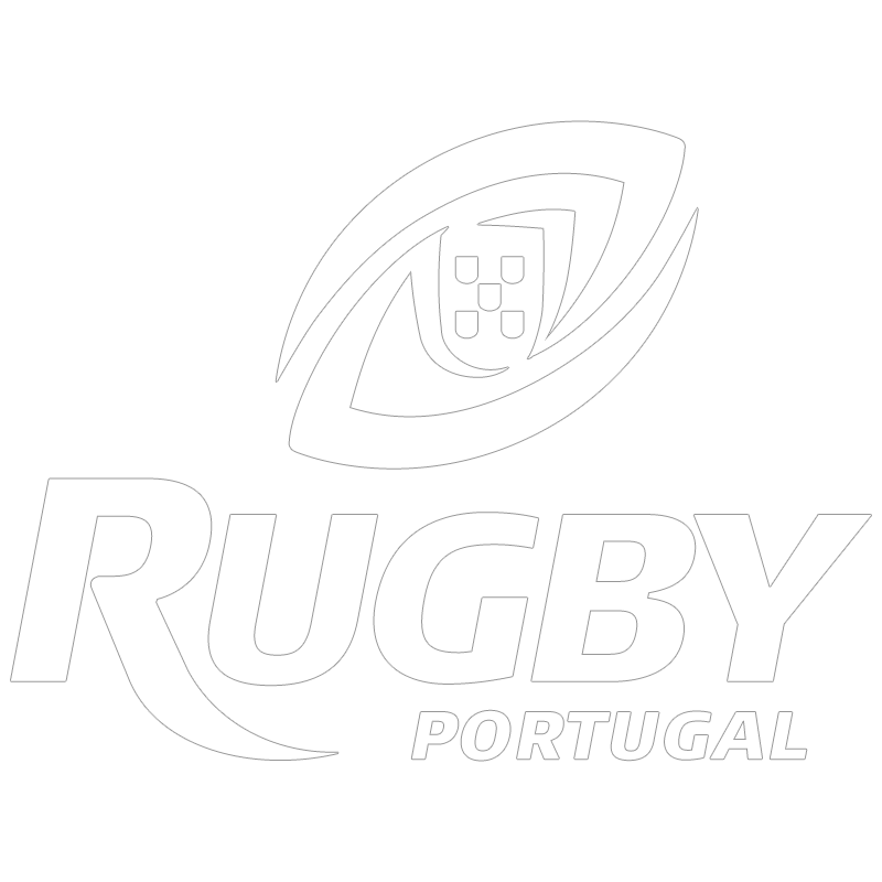 Sticker Portugal Rugby Logo en blanc