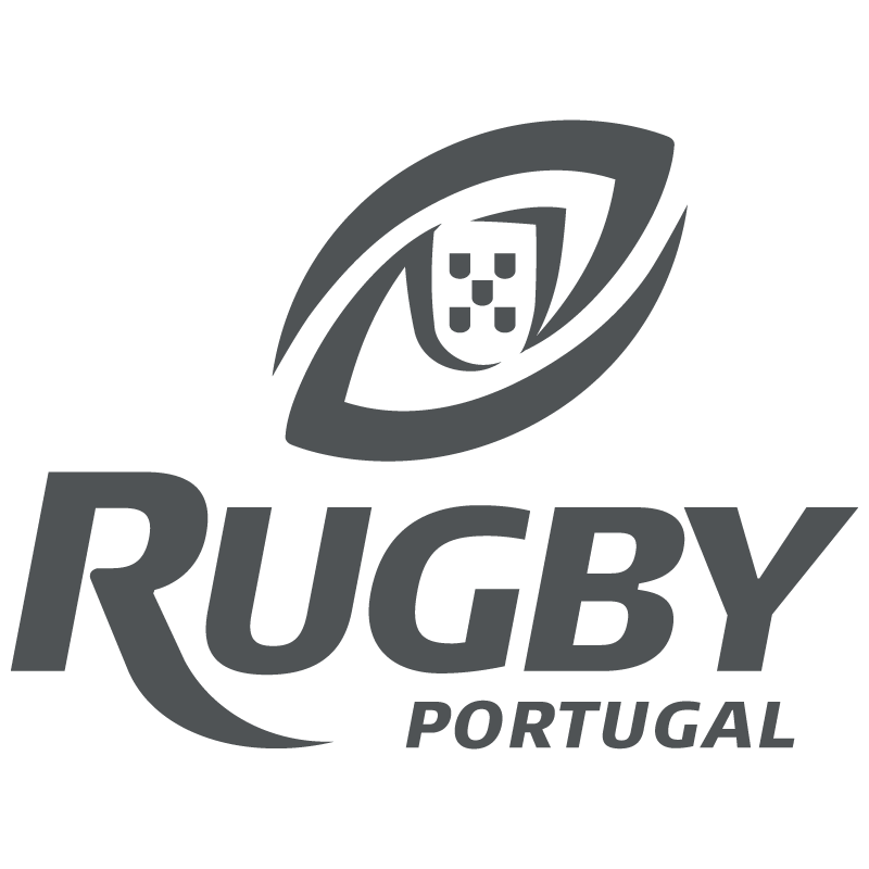 Sticker Portugal Rugby Logo en gris foncé
