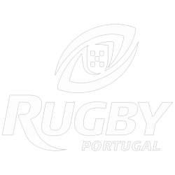 Sticker Portugal Rugby Logo en blanc mat