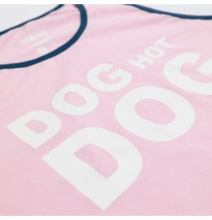 Dog Hot Dog Camping Film Tank-Top