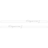 Kit Stickers Bandes Bas de Caisse Porsche Cayenne S en blanc